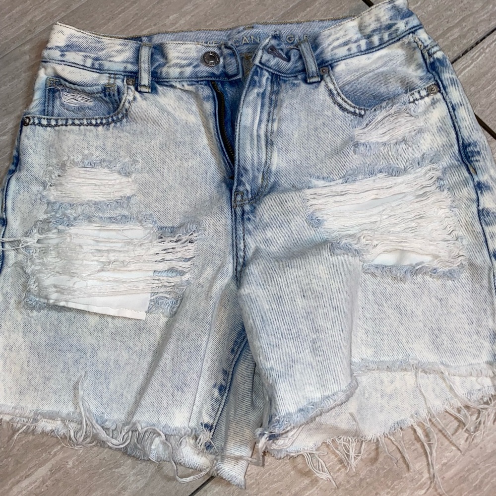 American Eagle Distressed Denim Shorts